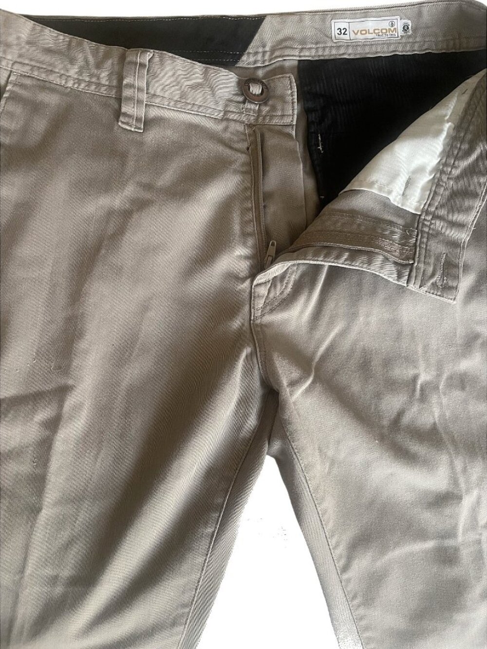 Volcom True To This Men’s 4-Pocket Khaki Chino Pants Slim Straight Casual - Picture 5 of 5